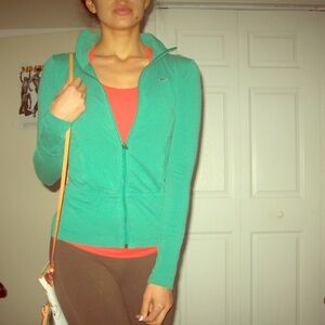 Nike Green Athletic Top